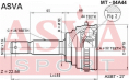 ШРУС НАРУЖНЫЙ 22x50x25 MT-04A44