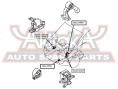 ПОДУШКА ДВИГАТЕЛЯ ЛЕВАЯ CVT/MT 0412-CYLHAT