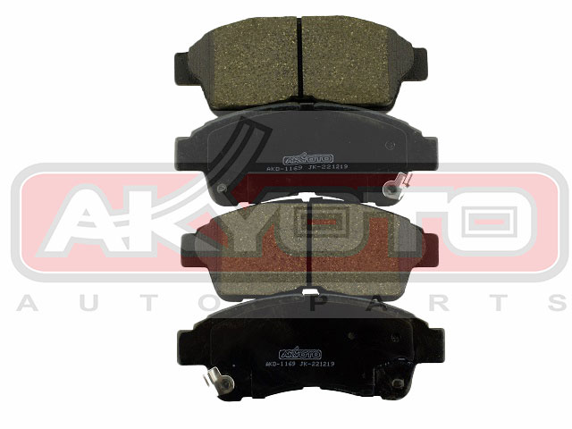 КОЛОДКИ ТОРМОЗНЫЕ ДИСКОВЫЕ ПЕРЕДНИЕ AKD-1169