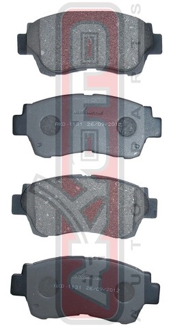 КОЛОДКИ ТОРМОЗНЫЕ ДИСКОВЫЕ ПЕРЕДНИЕ AKD-1131