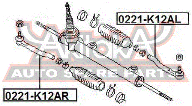НАКОНЕЧНИК РУЛЕВОЙ ПРАВЫЙ 0221-K12AR