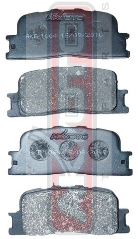 КОЛОДКИ ТОРМОЗНЫЕ ДИСКОВЫЕ ЗАДНИЕ AKD-1064