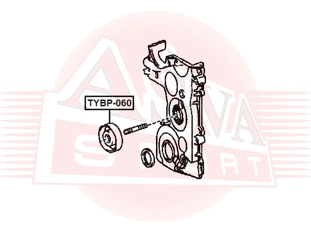 РОЛИК НАТЯЖНОЙ TYBP-060