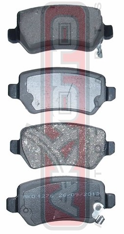 КОЛОДКИ ТОРМОЗНЫЕ ДИСКОВЫЕ ЗАДНИЕ AKD-1276