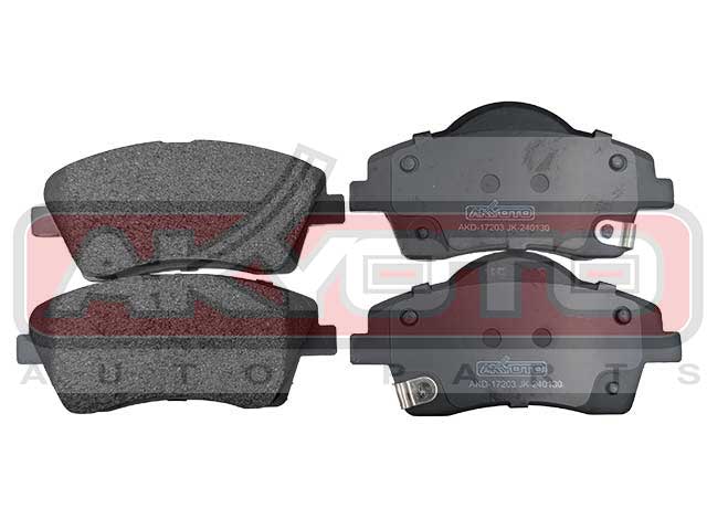 КОЛОДКИ ТОРМОЗНЫЕ ДИСКОВЫЕ ПЕРЕДНИЕ AKD-17203