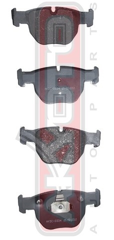КОЛОДКИ ТОРМОЗНЫЕ ДИСКОВЫЕ ПЕРЕДНИЕ КЕРАМИЧЕСКИЕ AKDC-0334