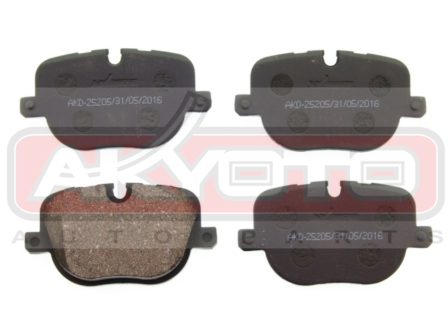 КОЛОДКИ ТОРМОЗНЫЕ ДИСКОВЫЕ ЗАДНИЕ AKD-25205