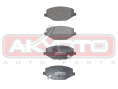 КОЛОДКИ ТОРМОЗНЫЕ ПЕРЕДНИЕ AKD-36104