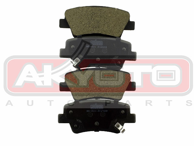 КОЛОДКИ ТОРМОЗНЫЕ ДИСКОВЫЕ ЗАДНИЕ AKD-14111