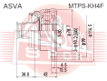ШРУС КАРДАННОГО ВАЛА 30X99 MTPS-KH4F
