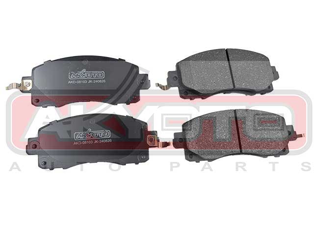 КОЛОДКИ ТОРМОЗНЫЕ ДИСКОВЫЕ ПЕРЕДНИЕ AKD-08103