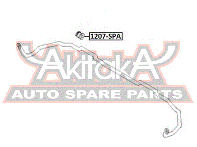 ВТУЛКА ПЕРЕДНЕГО СТАБИЛИЗАТОРА 1207-SPA