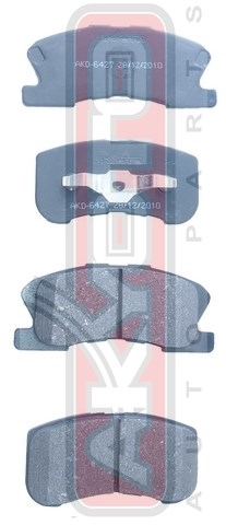 КОЛОДКИ ТОРМОЗНЫЕ ДИСКОВЫЕ ПЕРЕДНИЕ AKD-6427