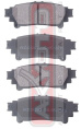 КОЛОДКИ ТОРМОЗНЫЕ ДИСКОВЫЕ ЗАДНИЕ AKD-01203