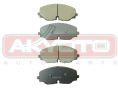 КОЛОДКИ ТОРМОЗНЫЕ ДИСКОВЫЕ ПЕРЕДНИЕ AKD-23110