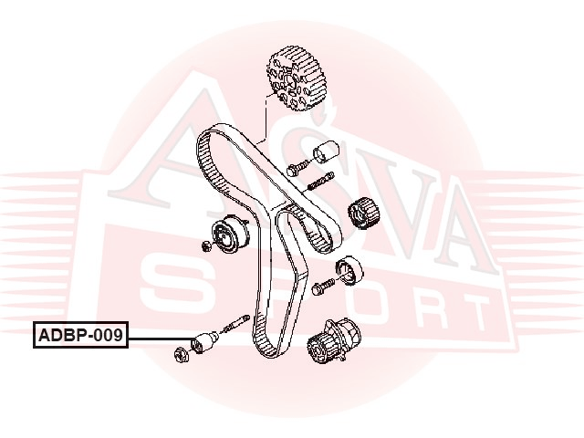 РОЛИК НАТЯЖНОЙ ADBP-009