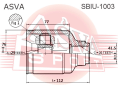 ШРУС ВНУТРЕННИЙ 29X41.3X25 SBIU-1003