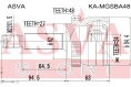 ШРУС НАРУЖНЫЙ 24x62x27 KA-MGSBA48