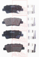 КОЛОДКИ ТОРМОЗНЫЕ ДИСКОВЫЕ ЗАДНИЕ AKD-12203
