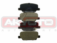 КОЛОДКИ ТОРМОЗНЫЕ ДИСКОВЫЕ ЗАДНИЕ AKD-14102