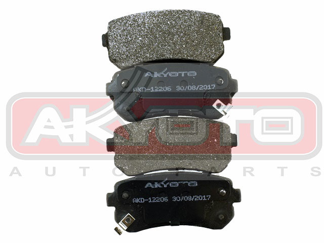 КОЛОДКИ ТОРМОЗНЫЕ ДИСКОВЫЕ ЗАДНИЕ AKD-12206
