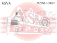 СТУПИЦА ПЕРЕДНЯЯ MZWH-CX7F