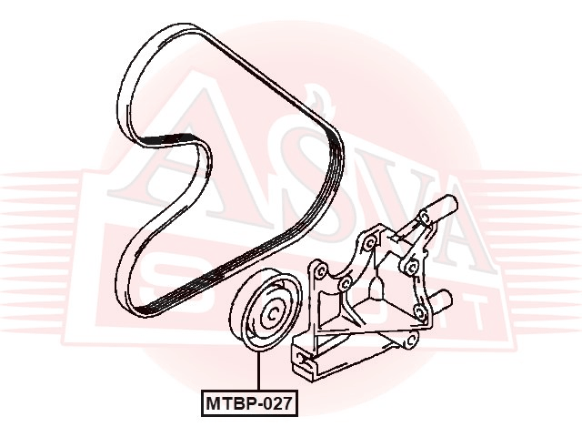 РОЛИК НАТЯЖНОЙ MTBP-027