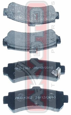 КОЛОДКИ ТОРМОЗНЫЕ ДИСКОВЫЕ ЗАДНИЕ AKD-1362