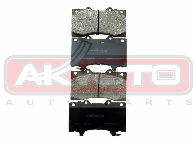 КОЛОДКИ ТОРМОЗНЫЕ ДИСКОВЫЕ ПЕРЕДНИЕ AKD-02107