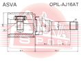 ШРУС ВНУТРЕННИЙ ЛЕВЫЙ 23X35X22 OPIL-AJ16AT