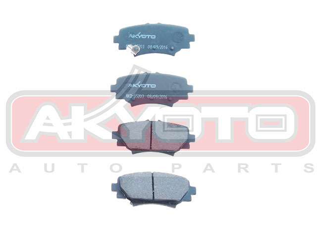КОЛОДКИ ТОРМОЗНЫЕ ДИСКОВЫЕ ЗАДНИЕ AKD-05203