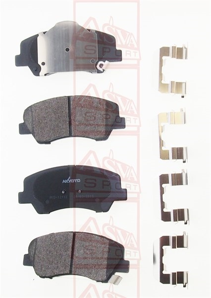КОЛОДКИ ТОРМОЗНЫЕ ДИСКОВЫЕ ПЕРЕДНИЕ AKD-12118