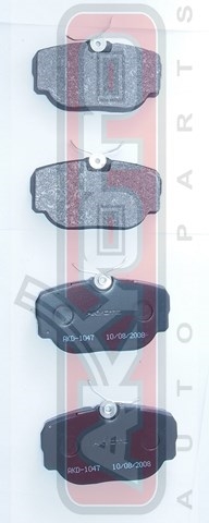 КОЛОДКИ ТОРМОЗНЫЕ ДИСКОВЫЕ ЗАДНИЕ AKD-1047