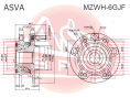 СТУПИЦА ПЕРЕДНЯЯ MZWH-6GJF