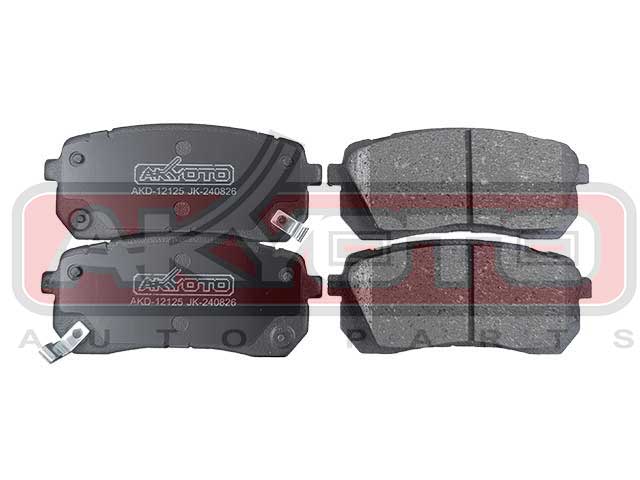 КОЛОДКИ ТОРМОЗНЫЕ ДИСКОВЫЕ ЗАДНИЕ AKD-12125