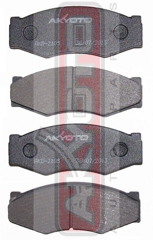 КОЛОДКИ ТОРМОЗНЫЕ ДИСКОВЫЕ ПЕРЕДНИЕ AKD-2105