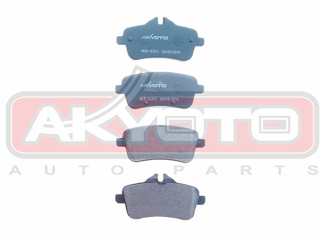 КОЛОДКИ ТОРМОЗНЫЕ ДИСКОВЫЕ ЗАДНИЕ AKD-16203
