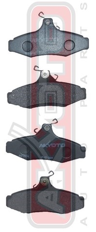 КОЛОДКИ ТОРМОЗНЫЕ ДИСКОВЫЕ ЗАДНИЕ AKD-0424