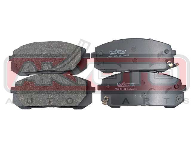 КОЛОДКИ ТОРМОЗНЫЕ ДИСКОВЫЕ ПЕРЕДНИЕ AKD-14104