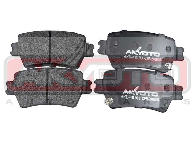КОЛОДКИ ТОРМОЗНЫЕ ДИСКОВЫЕ ЗАДНИЕ AKD-46103