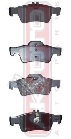 КОЛОДКИ ТОРМОЗНЫЕ ДИСКОВЫЕ ЗАДНИЕ AKD-1364