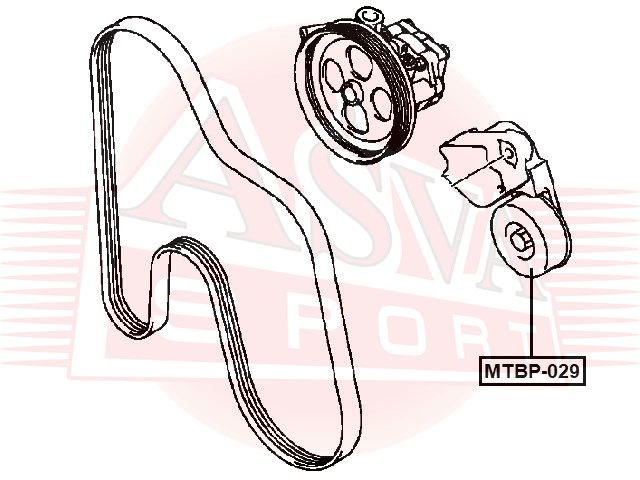 РОЛИК НАТЯЖНОЙ MTBP-029