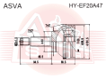 ШРУС НАРУЖНЫЙ 26X60X27 HY-EF20A47