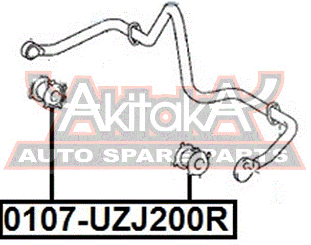 ВТУЛКА ЗАДНЕГО СТАБИЛИЗАТОРА D24.5 0107-UZJ200R