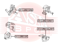 ПОДУШКА ДВИГАТЕЛЯ 0112-ZRE150LHMT