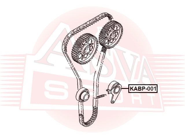 РОЛИК НАТЯЖНОЙ KABP-001