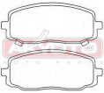 КОЛОДКИ ТОРМОЗНЫЕ ДИСКОВЫЕ ПЕРЕДНИЕ AKD-0438
