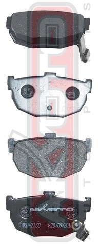 КОЛОДКИ ТОРМОЗНЫЕ ДИСКОВЫЕ ЗАДНИЕ AKD-2130