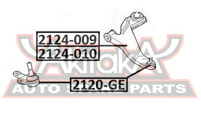 ОПОРА ШАРОВАЯ 2120-GE