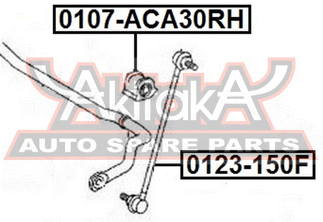 ВТУЛКА ПЕРЕДНЕГО СТАБИЛИЗАТОРА ПРАВАЯ D23 0107-ACA30RH